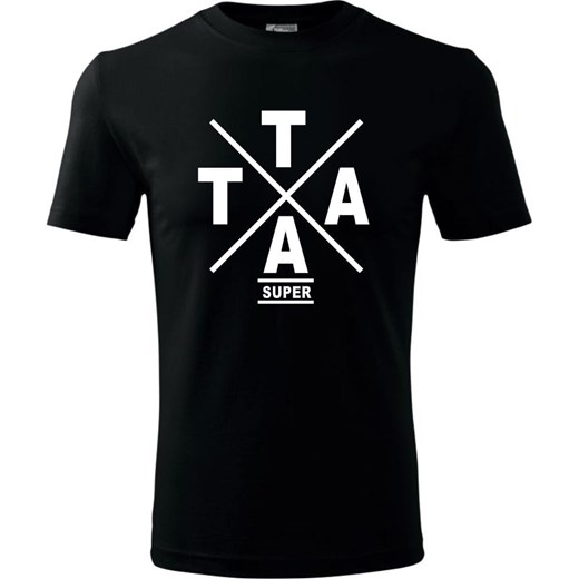 T-shirt męski Topkoszulki.pl z krótkim rękawem w stylu młodzieżowym 