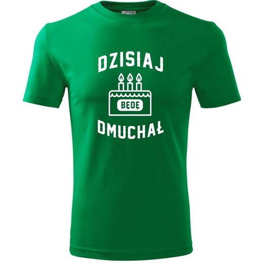 Męska koszulka - DZISIAJ BĘDĘ DMUCHAŁ Domodi Męska Koszulka XL wyprzedaż TopKoszulki.pl®