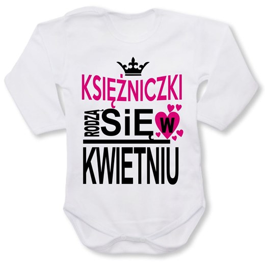 Odzież dla niemowląt TopKoszulki.pl z nadrukami bawełniana dla dziewczynki 