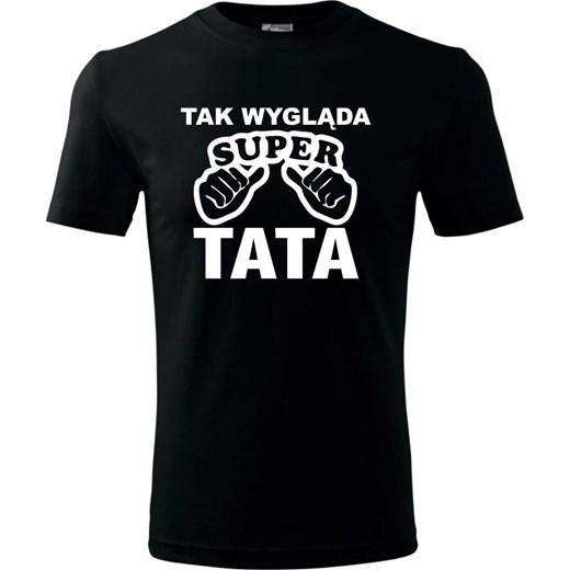 Wielokolorowy t-shirt męski TopKoszulki.pl młodzieżowy z krótkimi rękawami 