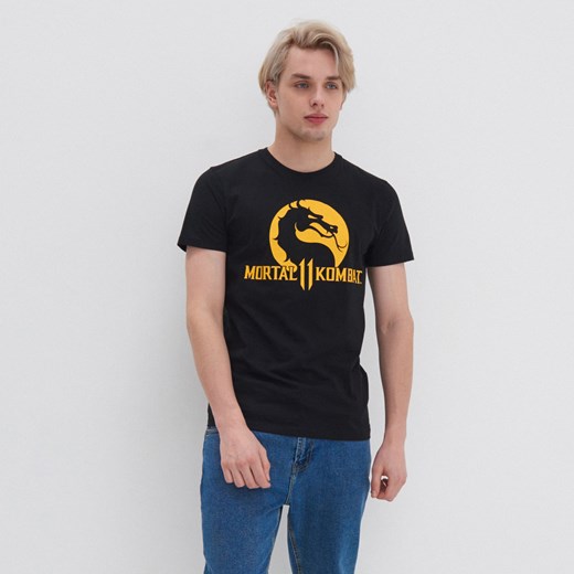 House - T-shirt Mortal Kombat - Czarny House XXL wyprzedaż House