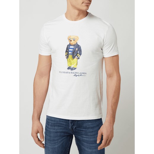 T-Shirt z nadrukiem ‘Polo Bear’ Polo Ralph Lauren M okazyjna cena Peek&Cloppenburg 