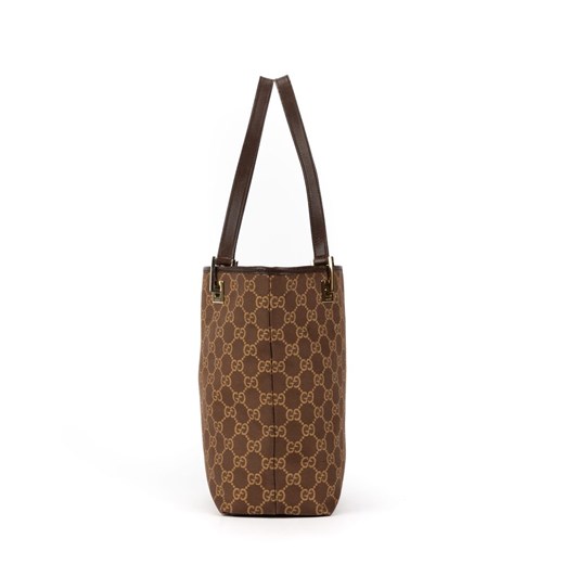 Shopper bag Gucci bez dodatków na ramię 