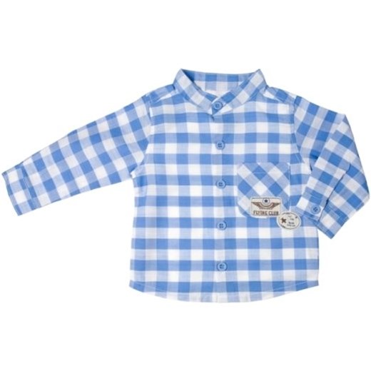 Piccolo Tesoro, Koszula chłopięca, rozmiar 68 - Wyprzedaż - ubrania i buty nawet do -50% taniej! smyk-com niebieski chłopięce