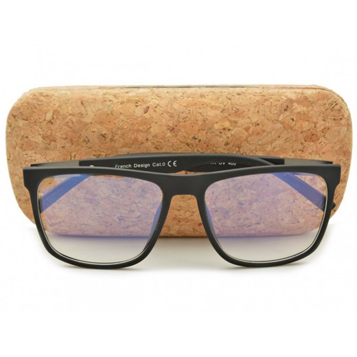 Okulary Nerd z filtrem światła niebieskiego do komputera zerówki POL-BLF-704MK ze sklepu Stylion w kategorii Okulary przeciwsłoneczne damskie - zdjęcie 108608118