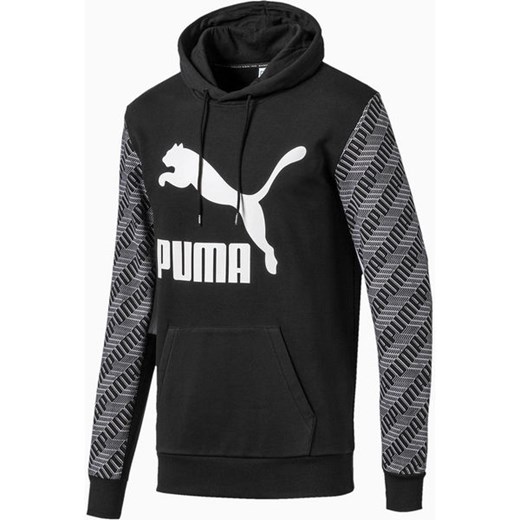 Bluza męska Classics Graphic Hoody AOP Puma (black) Puma L SPORT-SHOP.pl wyprzedaż