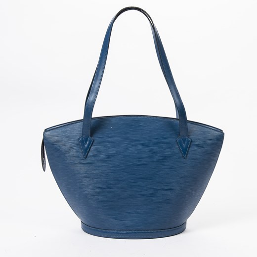 Shopper bag Louis Vuitton na ramię skórzana matowa 