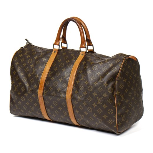 Brązowa torba podróżna Louis Vuitton 