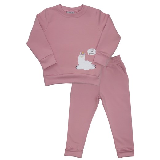 Dres dziewczęcy Fluffy w nadruki
