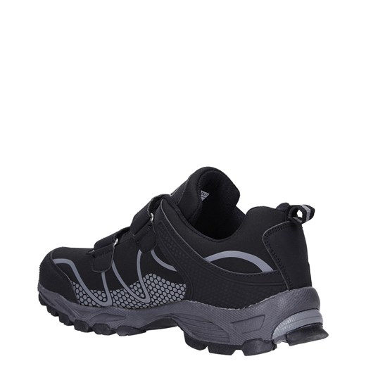 Czarne buty sportowe na rzepy softshell Casu A1529B-1 Casu 45 Casu.pl okazyjna cena