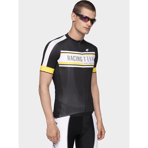 Koszulka rowerowa męska RKM152 - głęboka czerń L,M,S,XL,XXL okazyjna cena 4F