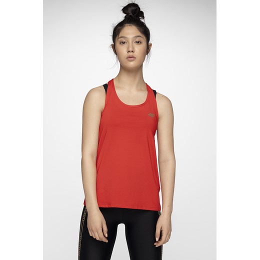 Koszulka treningowa damska TSDF001 - czerwony XL okazyjna cena 4F