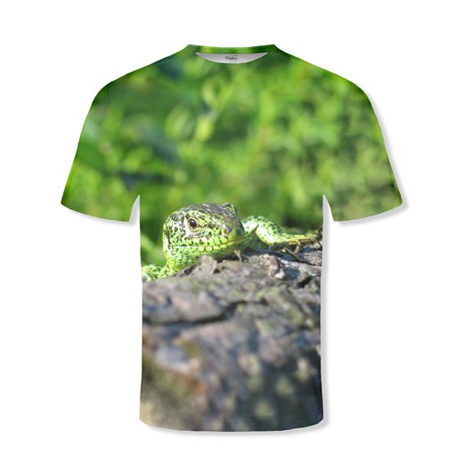 T-shirt chłopięce zielony Grupa Ventus z krótkimi rękawami bawełniany