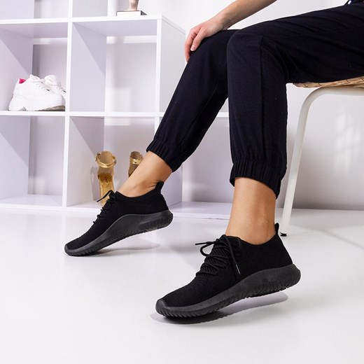 Buty sportowe damskie Royalfashion.pl na wiosnę sznurowane płaskie