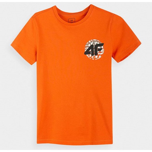 T-shirt chłopięce 4F w nadruki z krótkimi rękawami