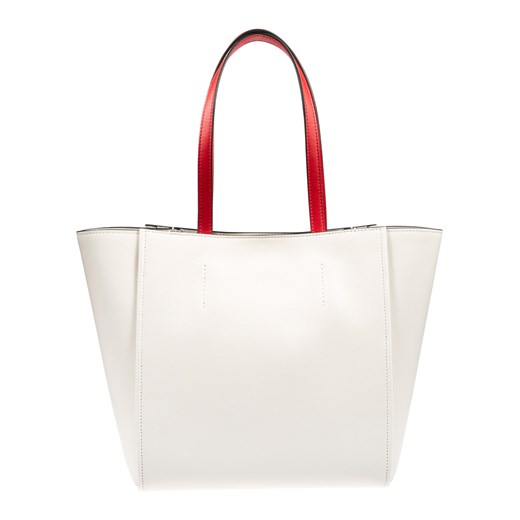 Shopper bag Alexander McQueen biała matowa 