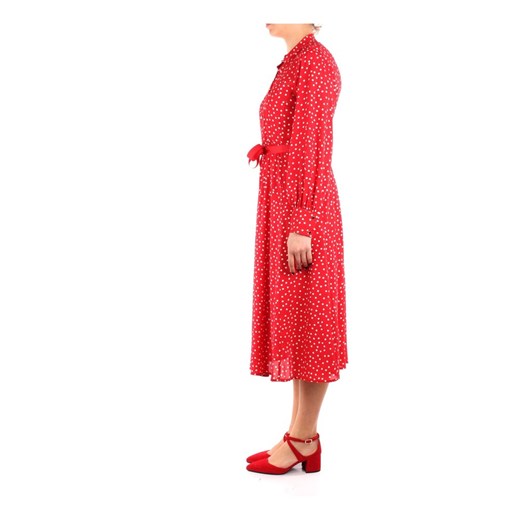 Sukienka Iblues z długim rękawem czerwona 