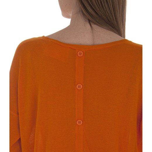 Sweter damski pomarańczowa Absolut Cashmere casual 