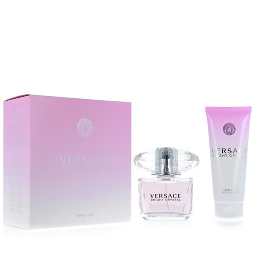 Versace, Bright Crystal, zestaw upominkowy, woda toaletowa, 90 ml + balsam do ciała, 100 ml Versace okazyjna cena smyk