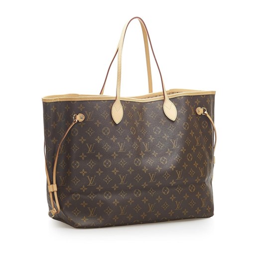 Shopper bag Louis Vuitton mieszcząca a7 na ramię 