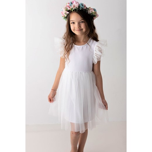 Sukienka dziewczęca Myprincess / Lily Grey biała z bawełny 