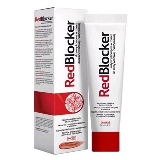 RedBlocker maska - skóra wrażliwa/naczynkowa 50ml Redblocker uniwersalny eKobieca.pl