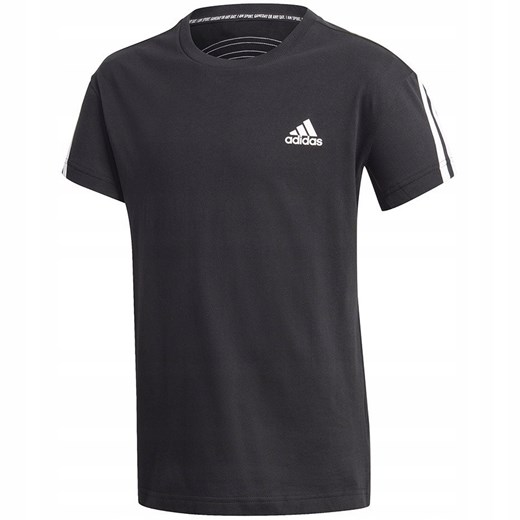 Koszulka chłopięca adidas B 3S Tee czarna 128 cm Oficjalny sklep Allegro
