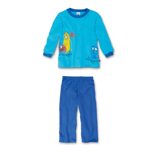 Sanetta S'NA - dwuczęściowa piżama z potworkami buy4kids turkusowy chłopięce