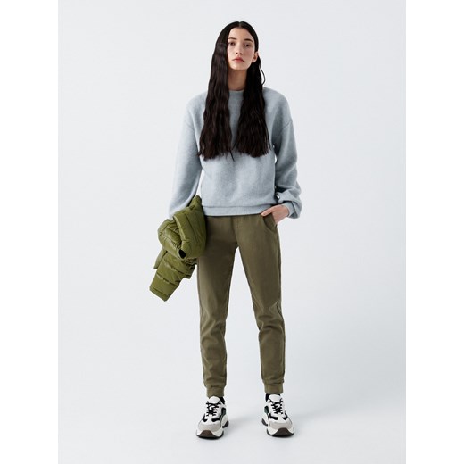 Cropp - Spodnie Jogger slim - Khaki Cropp 36 Cropp okazyjna cena