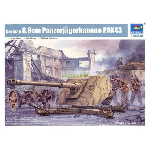 TRUMPETER German 88mm Pak 4341 