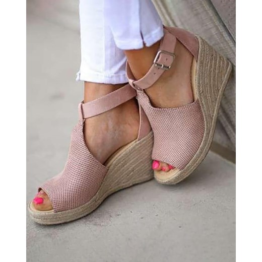 Espadryle damskie Kendallme zamszowe na lato 