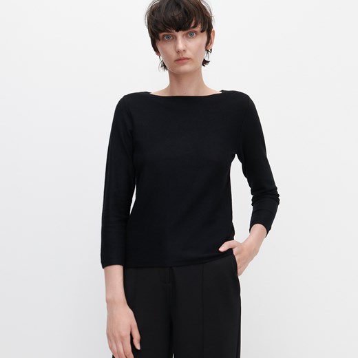 Reserved - Gładki sweter - Czarny Reserved M promocyjna cena Reserved