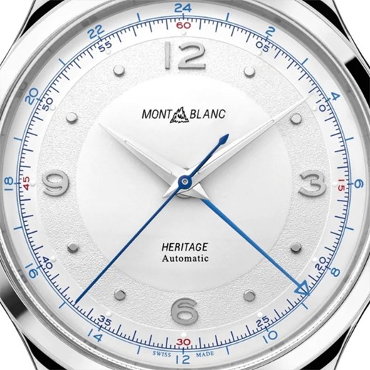 Zegarek MONT BLANC srebrny analogowy 