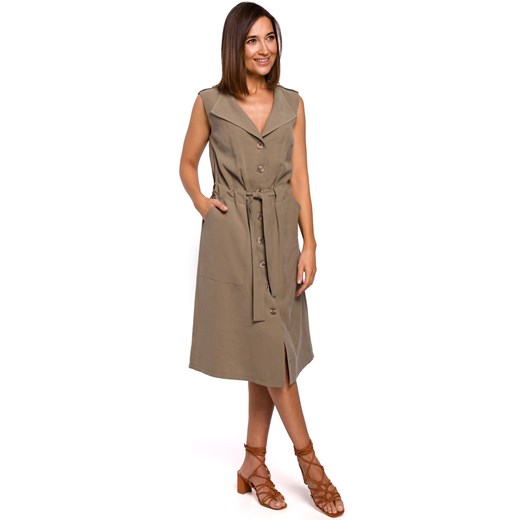 Stylove Woman's Dress S208 Khaki Stylove M Factcool