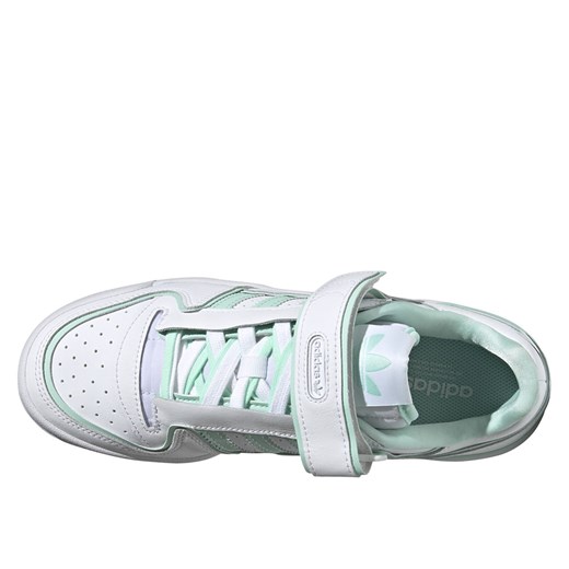 Adidas buty sportowe damskie białe na wiosnę skórzane sznurowane 
