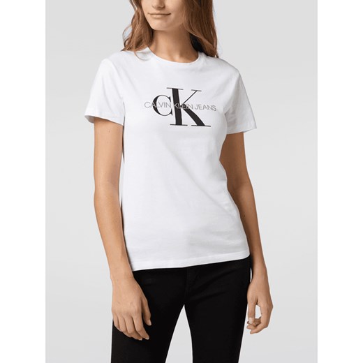 T-shirt z nadrukiem z logo XL Peek&Cloppenburg 