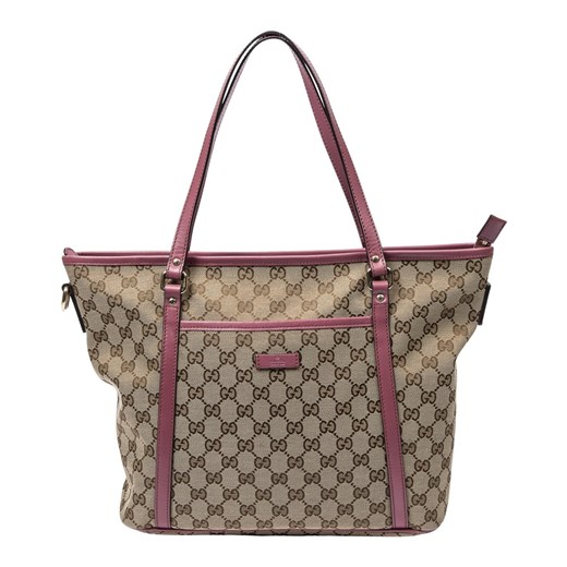 Shopper bag Gucci wielokolorowa bez dodatków 