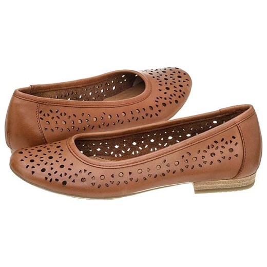Buty Clarks Henderson Band Dark Tan Lea (CL9-c) butsklep-pl brazowy kolorowe
