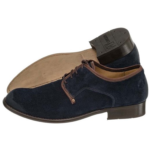 Buty FLY London West Oil Suede Navy (FL17-b) butsklep-pl czarny kolorowe