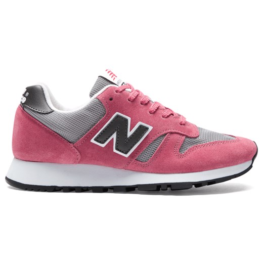 New Balance buty sportowe damskie w stylu casual płaskie zamszowe