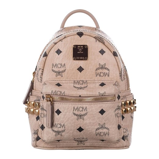 Mini Visetos Leather Backpack Mcm Vintage ONESIZE showroom.pl