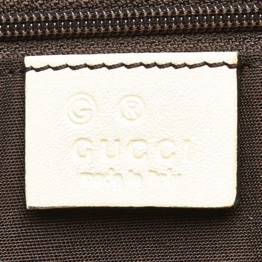 Shopper bag granatowa Gucci bez dodatków 