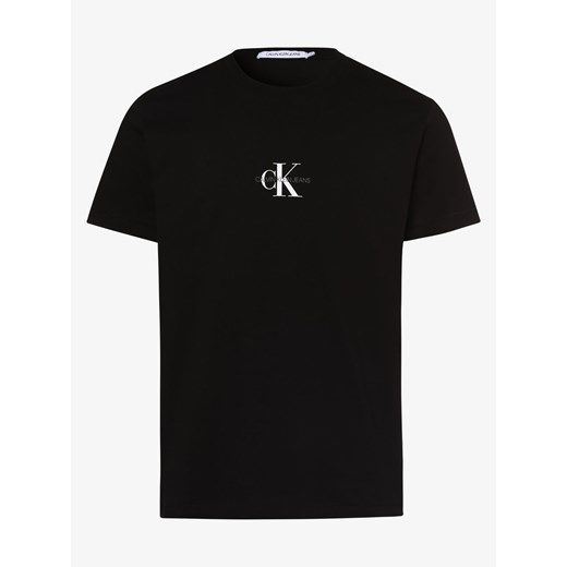 T-shirt męski Calvin Klein czarny z krótkim rękawem 