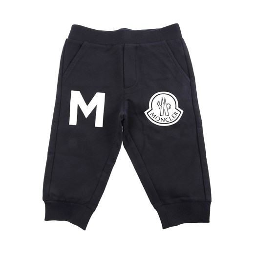 Spodnie chłopięce granatowe Moncler