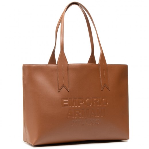 Shopper bag Emporio Armani mieszcząca a5 elegancka 