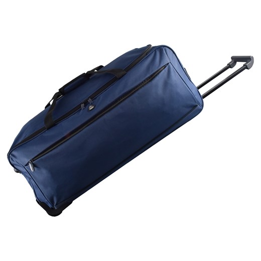Semiline Unisex's Trolley Bag T5464-7 Navy Blue/Black Semiline 31 cm x 70 cm x 30 cm Factcool