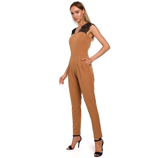 Made Of Emotion Woman's Jumpsuit M484 Cinnamon L Factcool