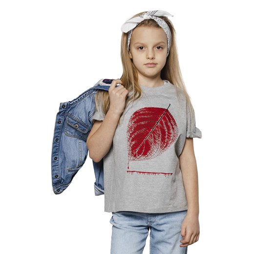 T-shirt dziecięcy UNDERWORLD Leaf ze sklepu morillo w kategorii Bluzki dziewczęce - zdjęcie 109286125