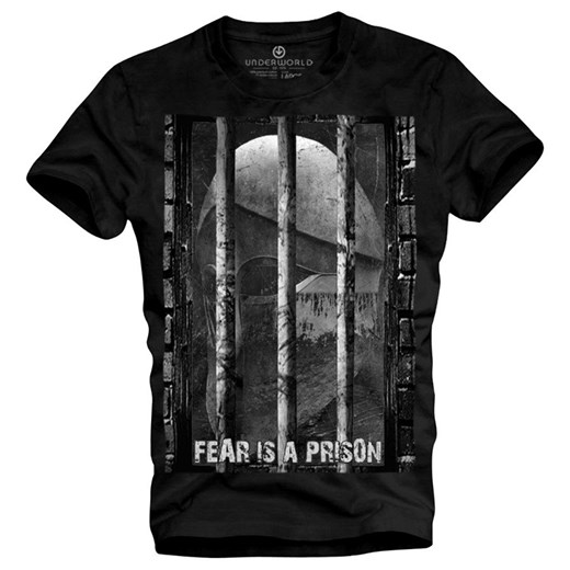 T-shirt męski UNDERWORLD Fear is a prison Underworld L wyprzedaż morillo