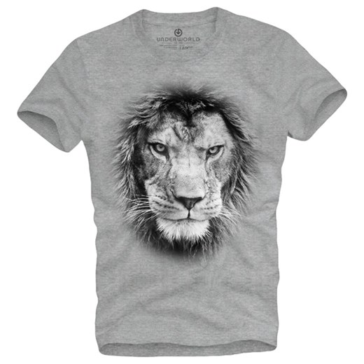 T-shirt męski UNDERWORLD Lion ze sklepu morillo w kategorii T-shirty męskie - zdjęcie 109286317